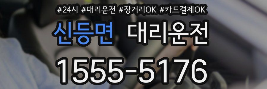 신등면 대리운전