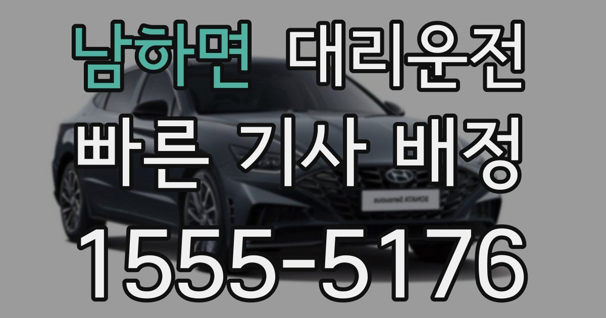 일일대리기사