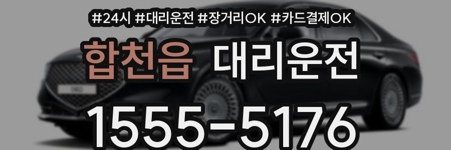 합천읍 대리운전