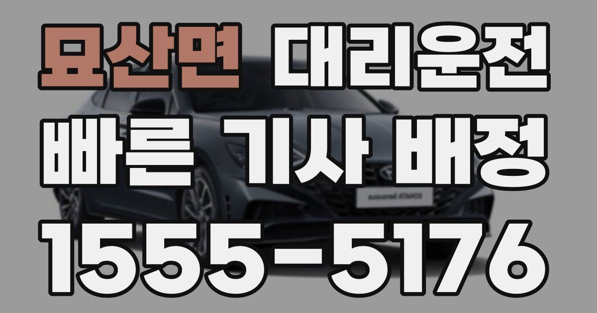일일대리기사