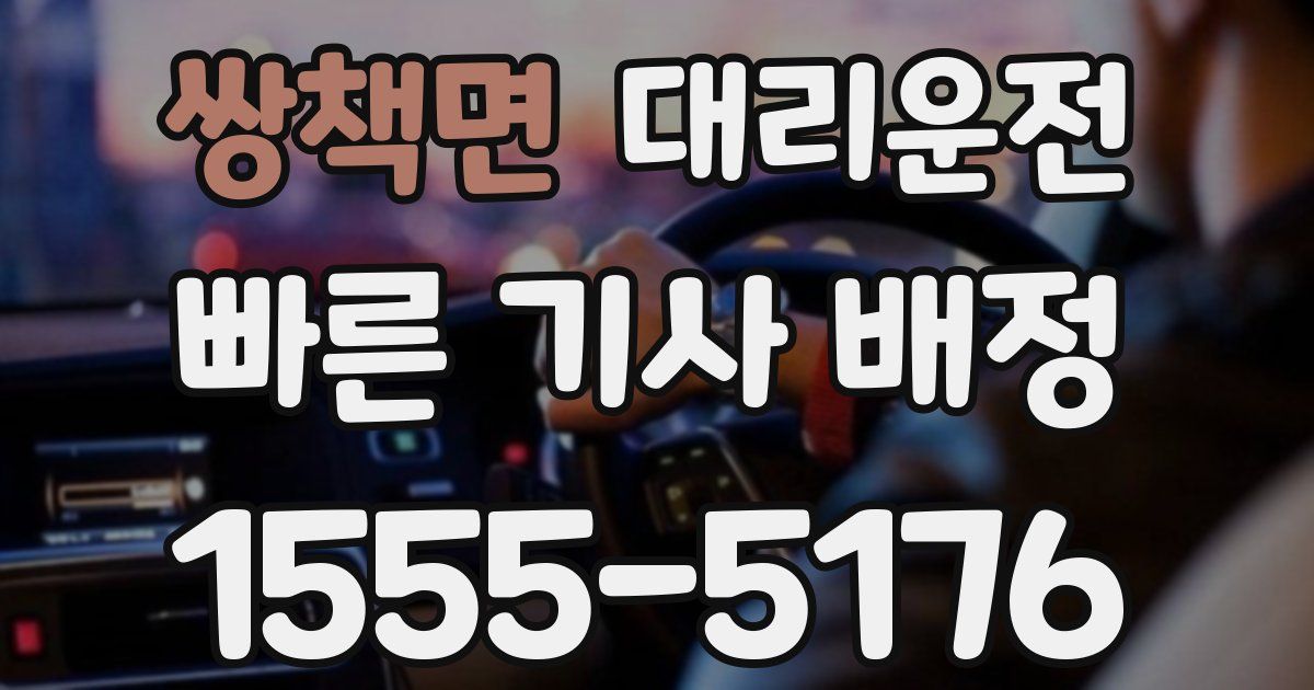 일일대리기사