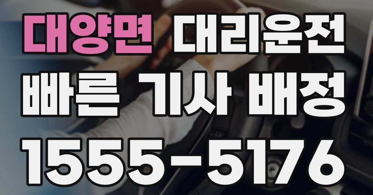 일일대리기사