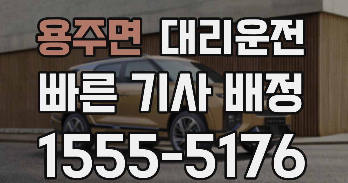 일일대리기사