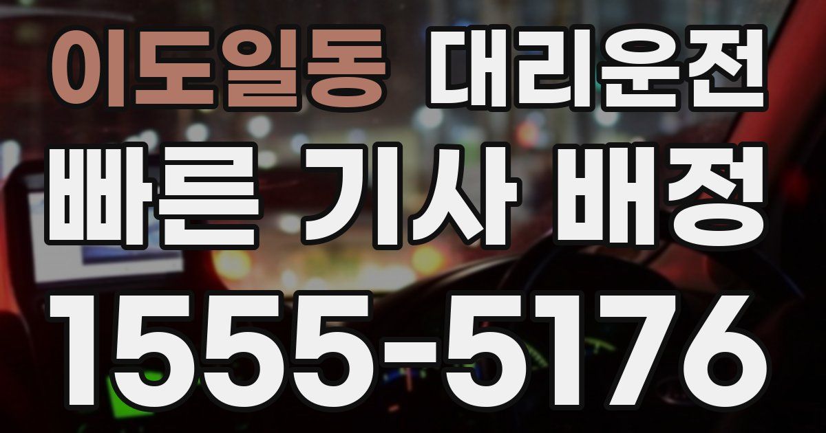 일일대리기사