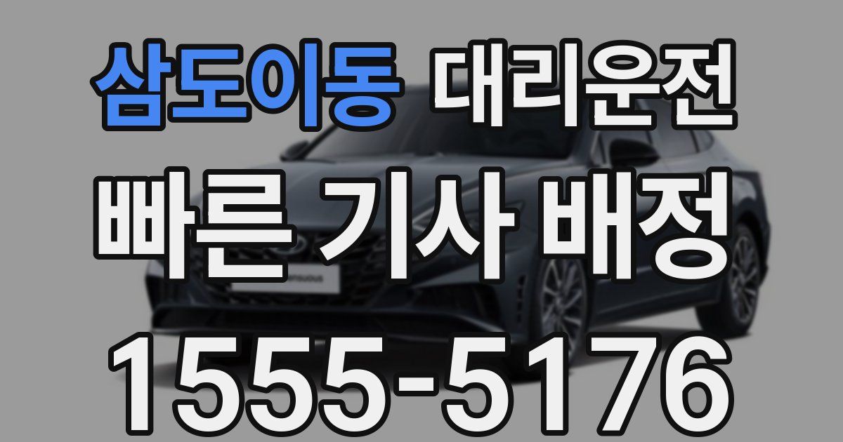 일일대리기사