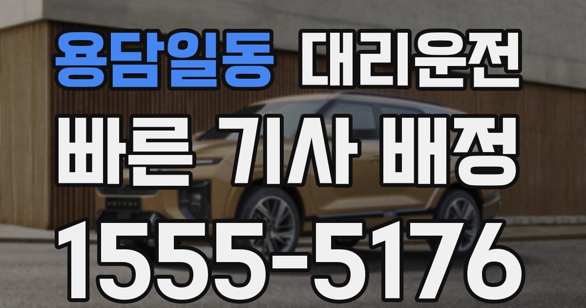 일일대리기사