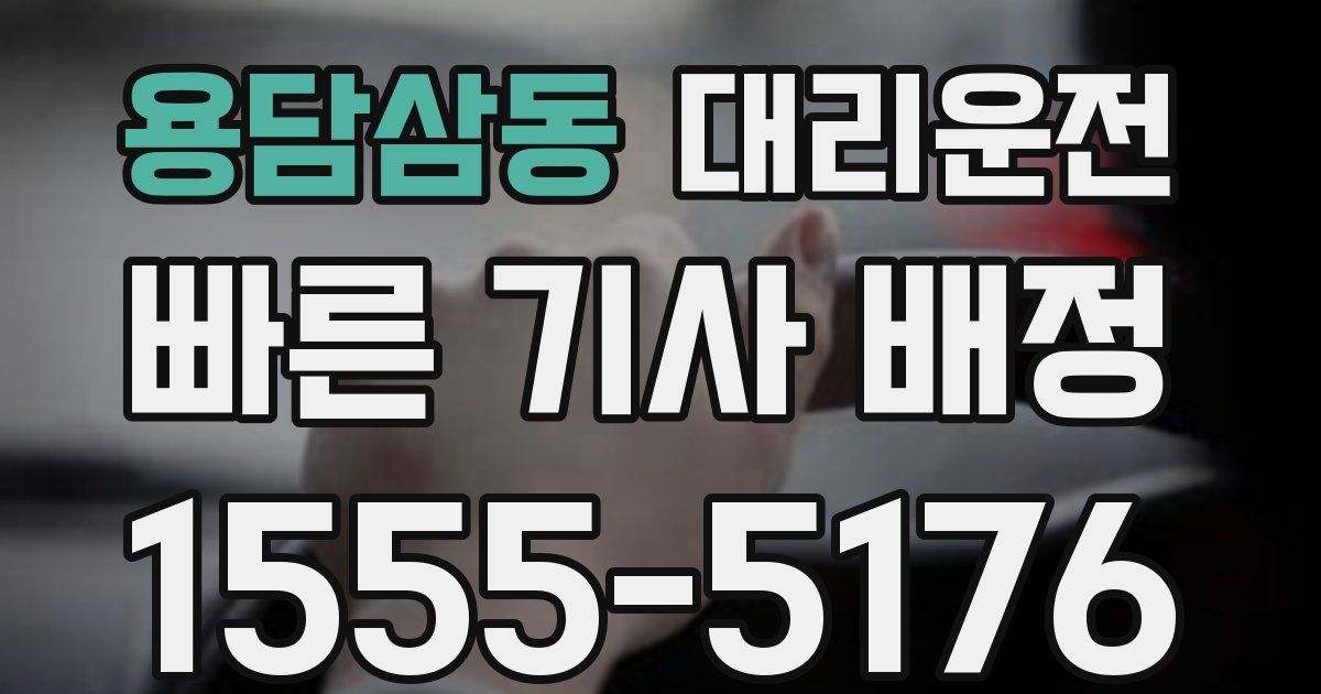 일일대리기사