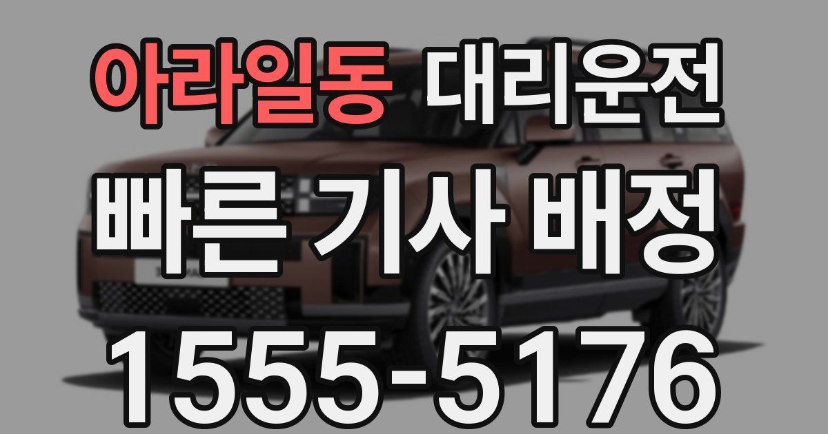 일일대리기사