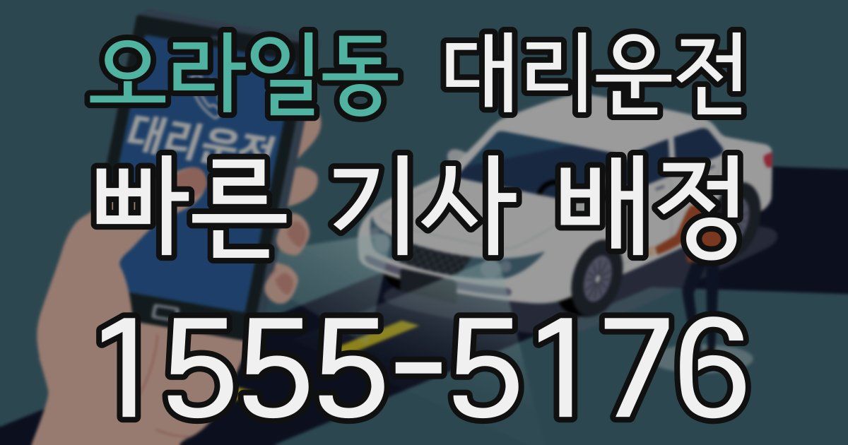 일일대리기사