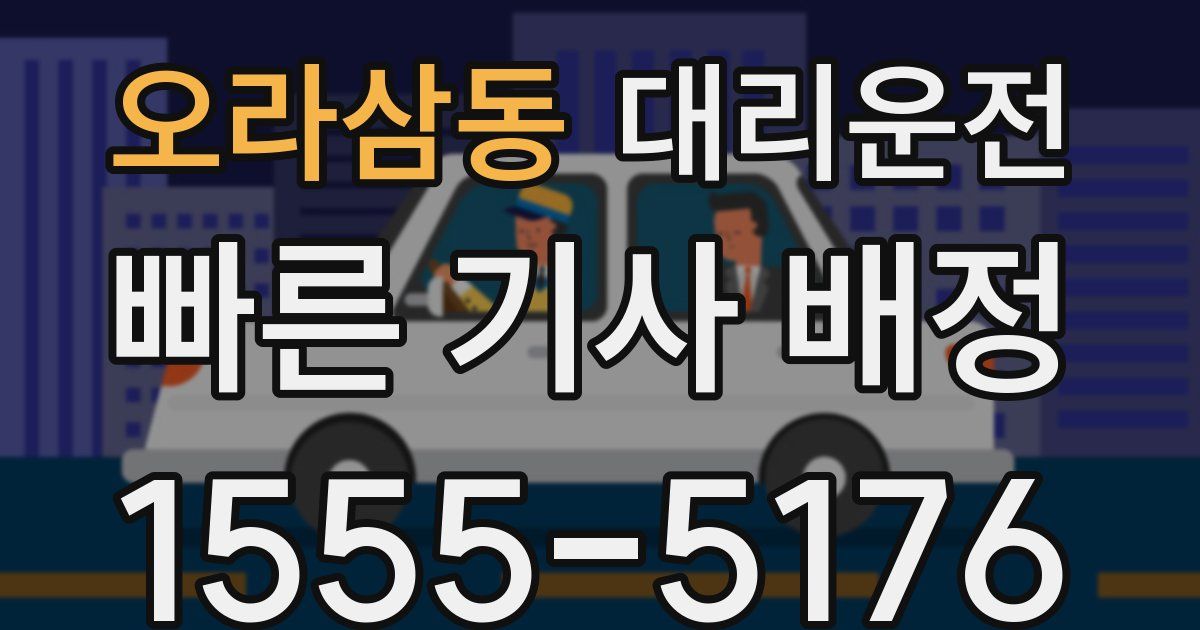일일대리기사