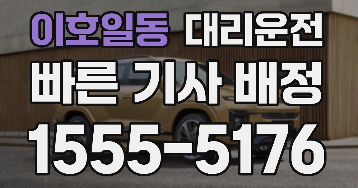 일일대리기사