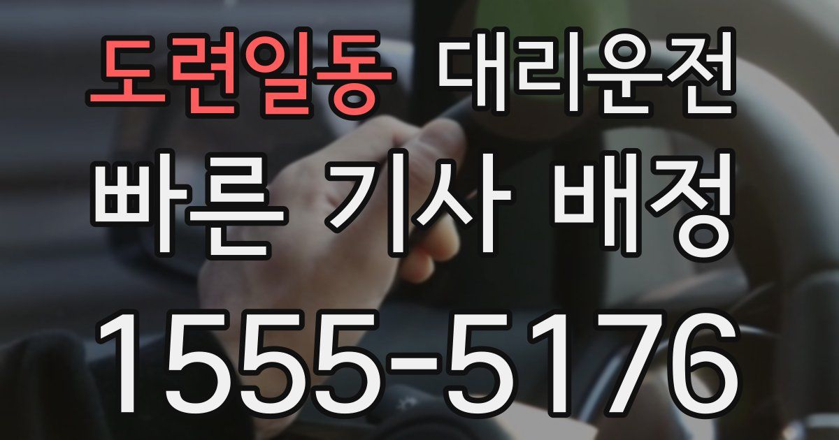 일일대리기사