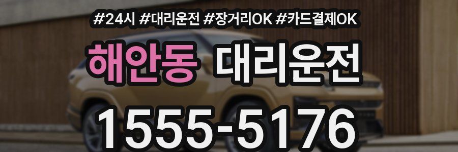 해안동 대리운전