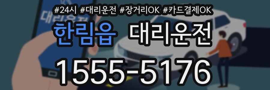 한림읍 대리운전