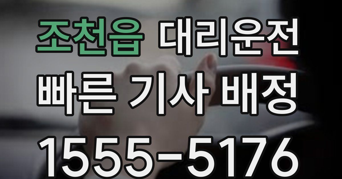 일일대리기사