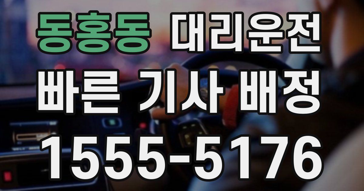일일대리기사