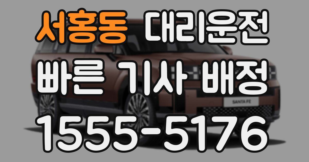 일일대리기사