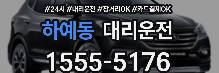 하예동 대리운전