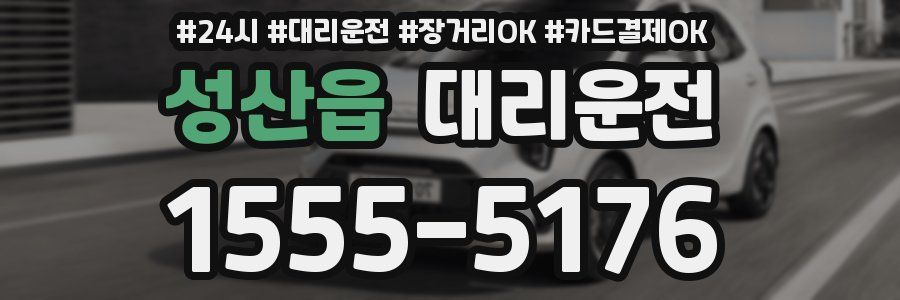 성산읍 대리운전