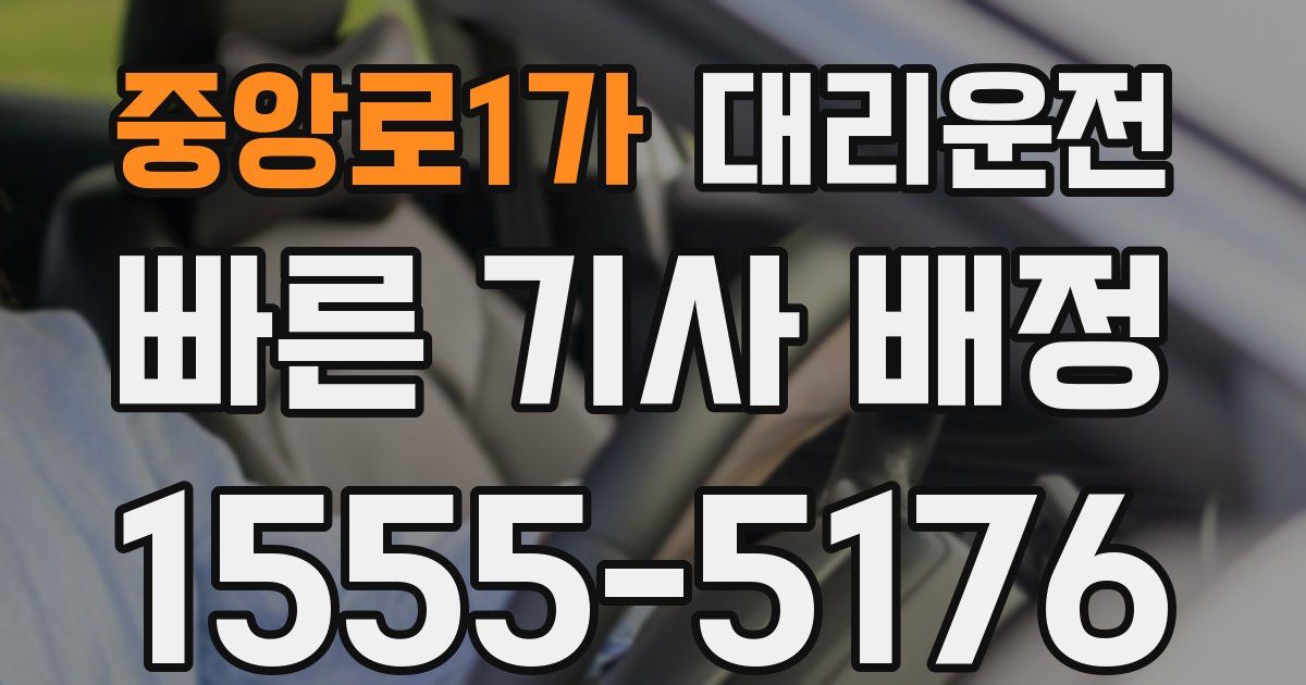 일일대리기사