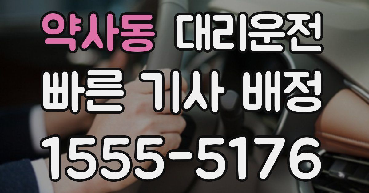 일일대리기사