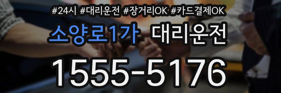 소양로1가 대리운전