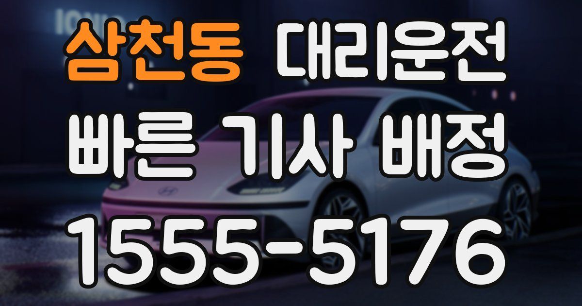 일일대리기사