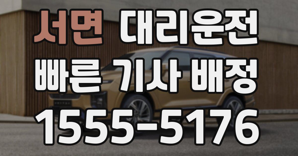 일일대리기사