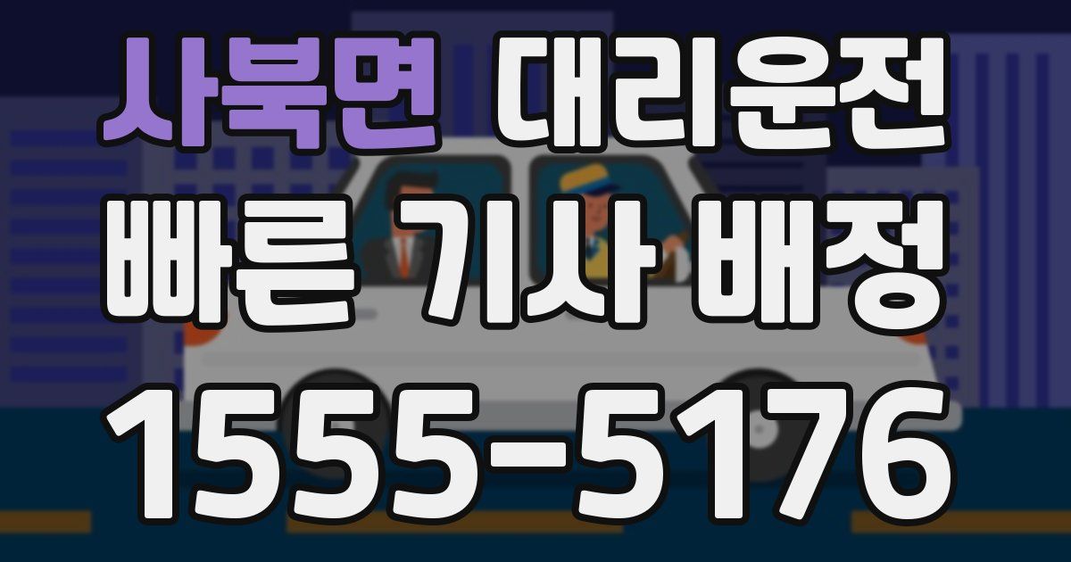 일일대리기사