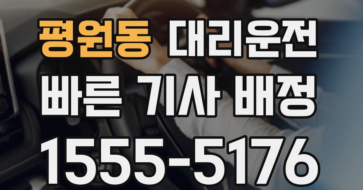 일일대리기사