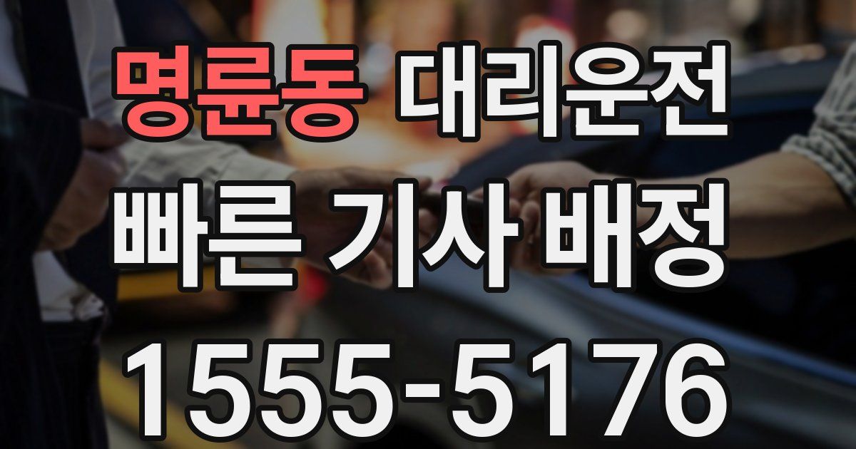일일대리기사