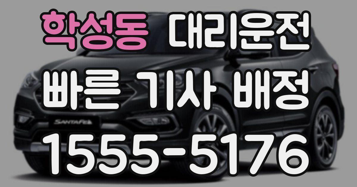 일일대리기사