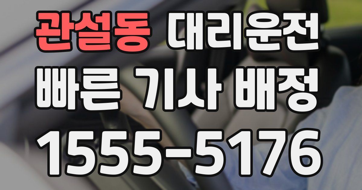 일일대리기사