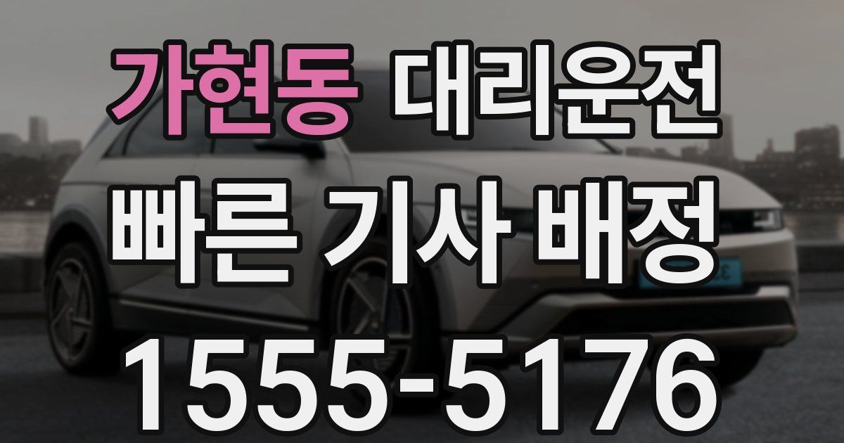 일일대리기사