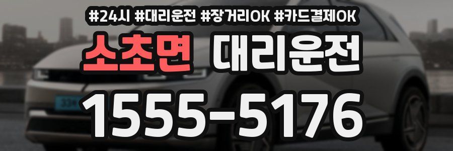 소초면 대리운전