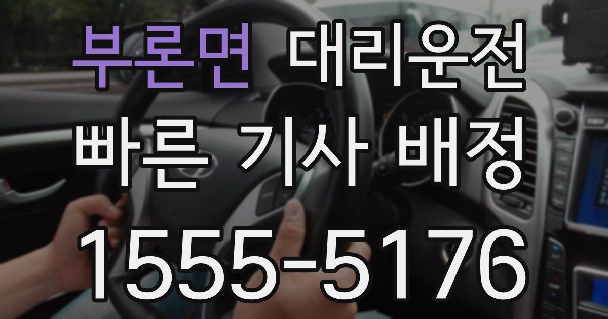 일일대리기사