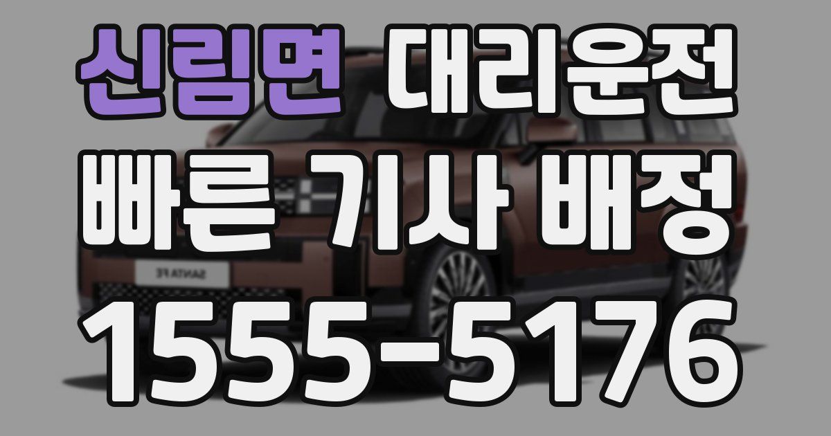 일일대리기사