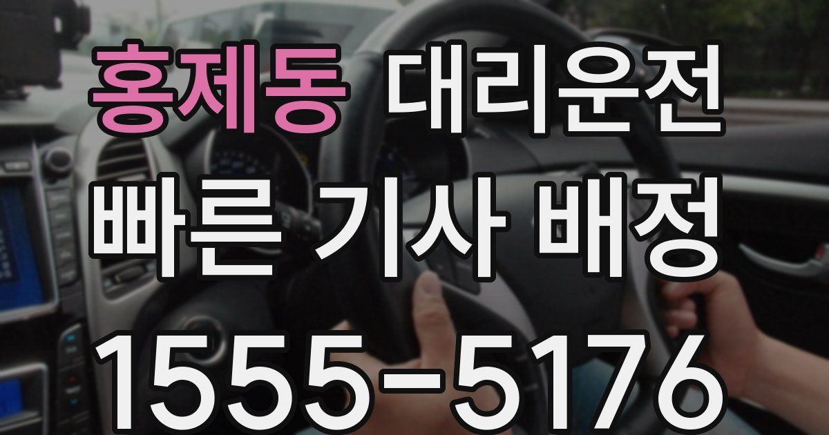 일일대리기사