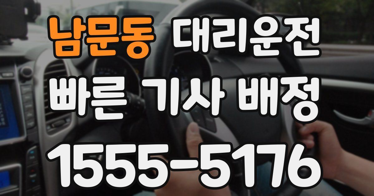 일일대리기사