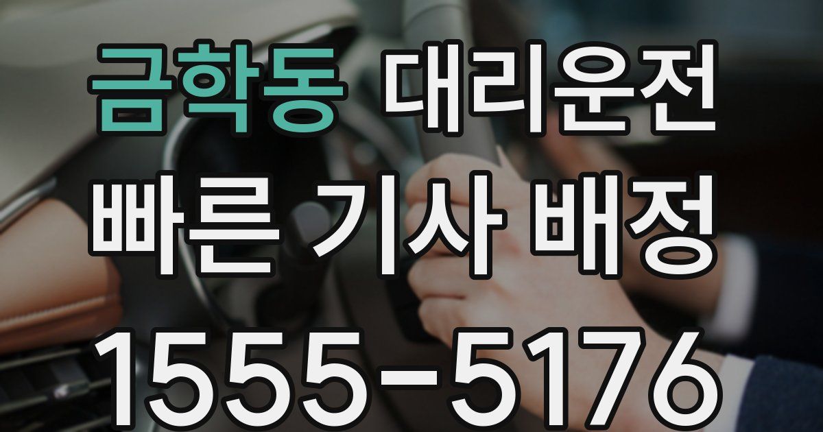 일일대리기사