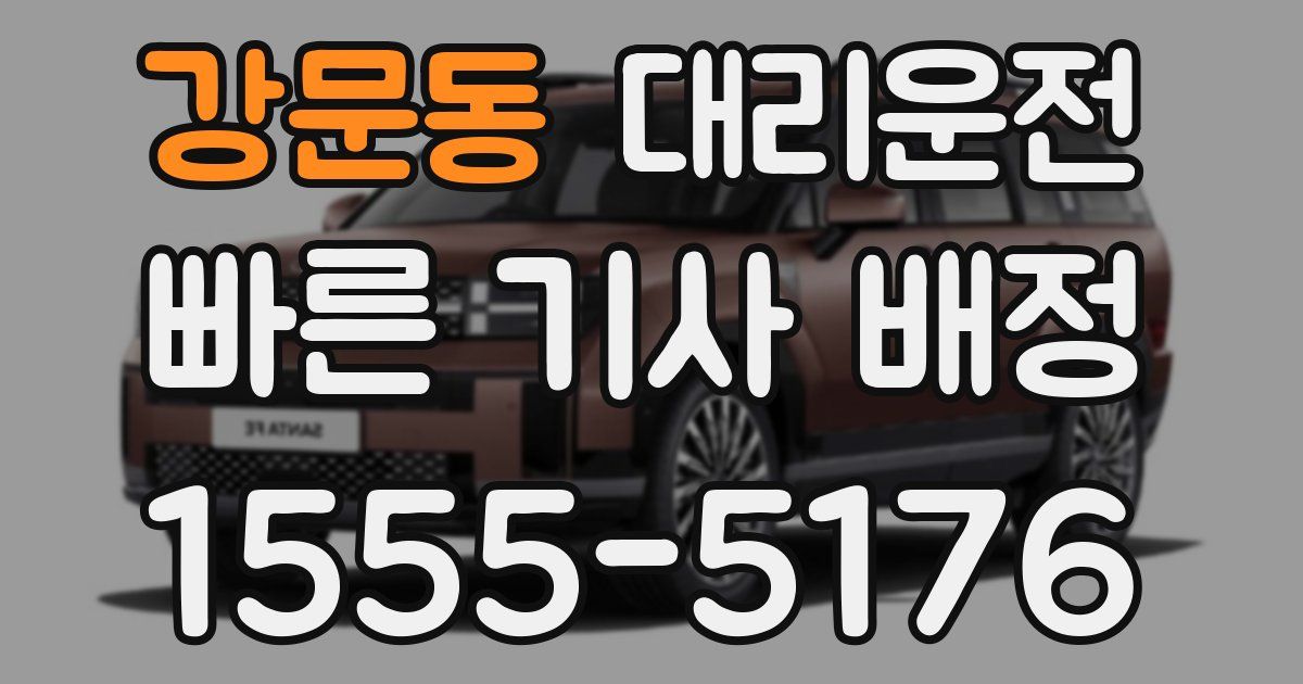 일일대리기사