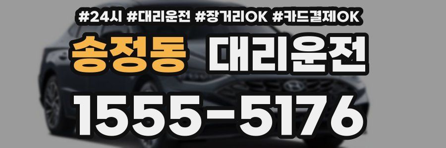 송정동 대리운전