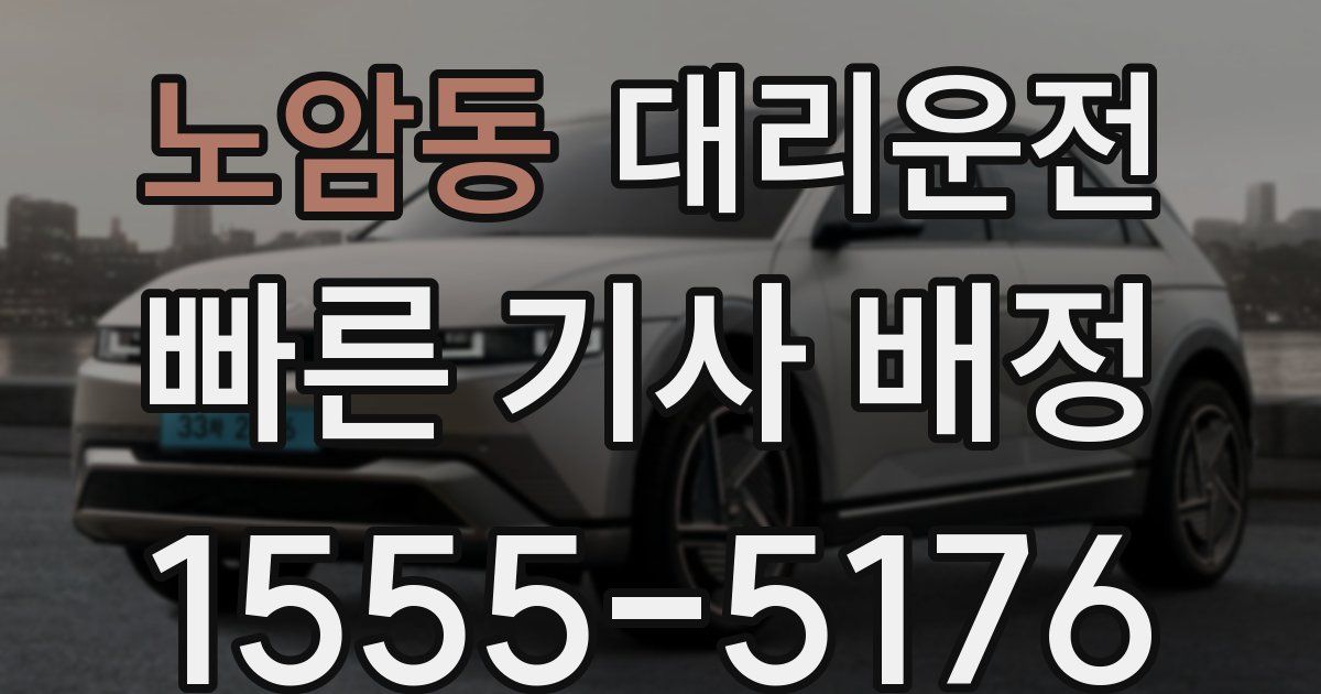 일일대리기사