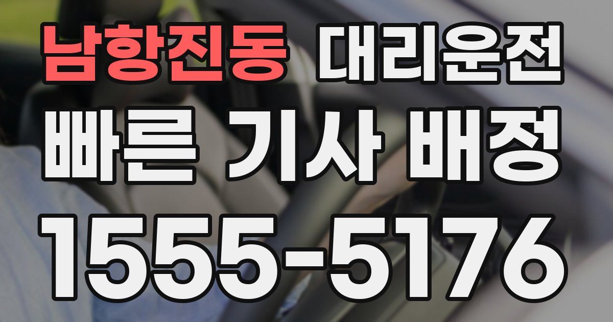 일일대리기사