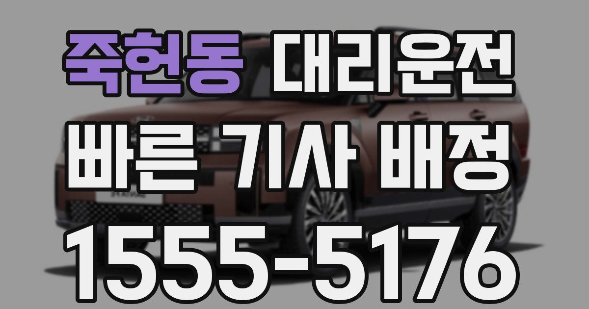 일일대리기사