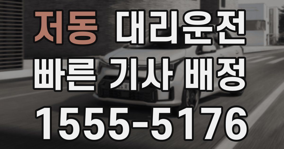 일일대리기사