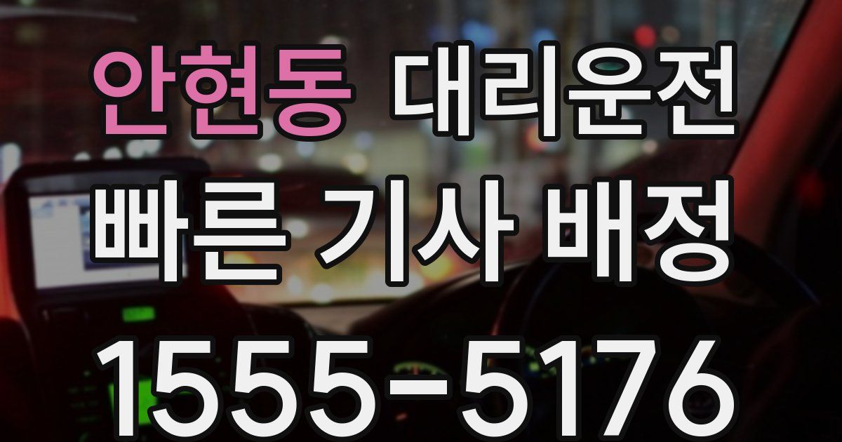 일일대리기사