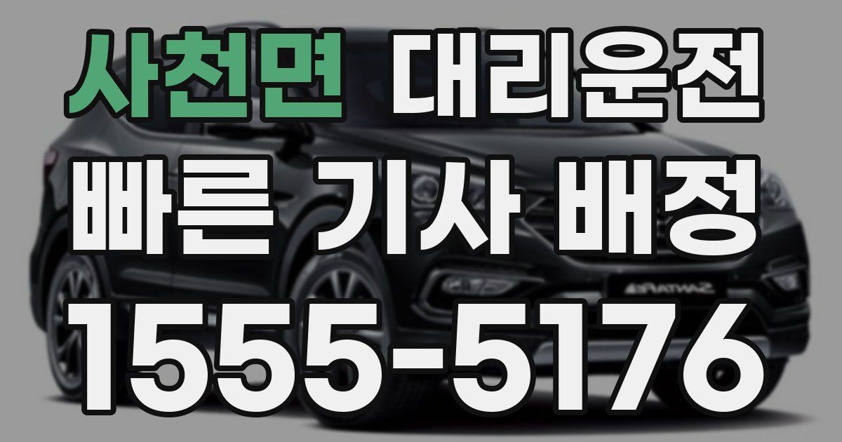 일일대리기사