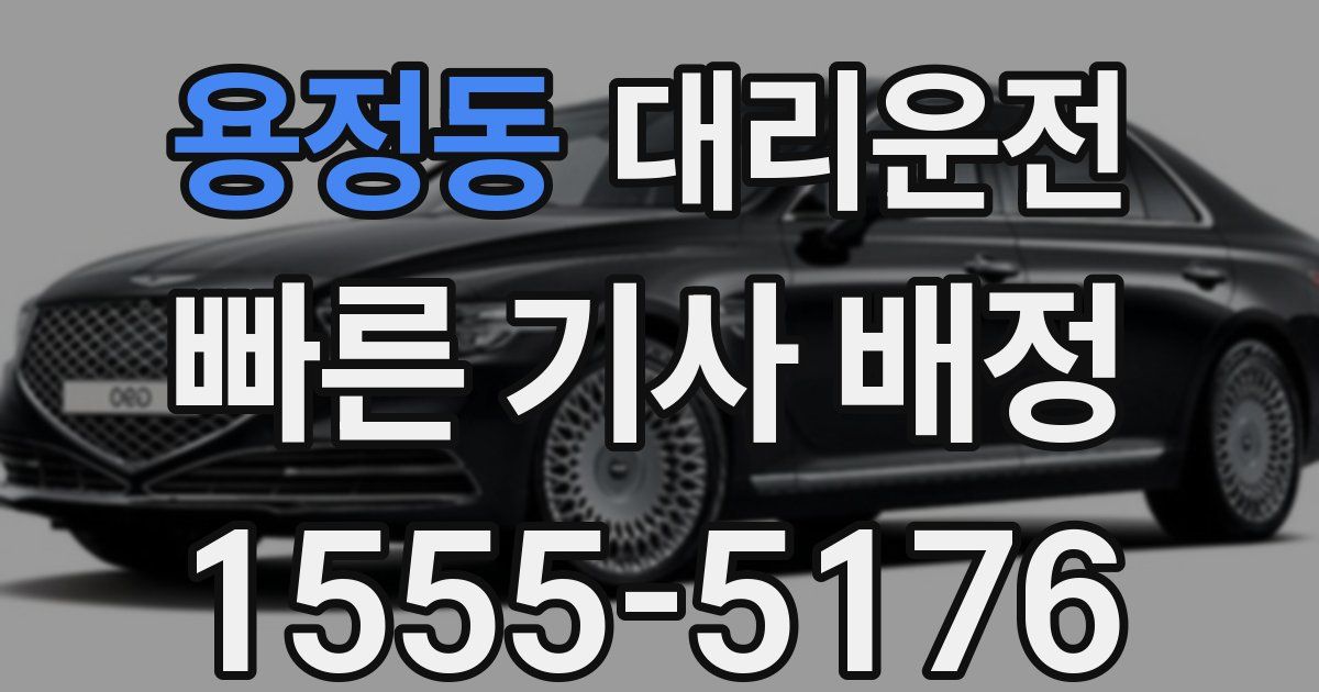 일일대리기사