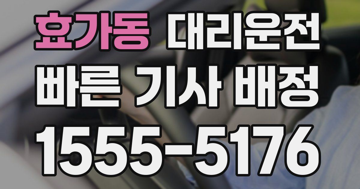 일일대리기사